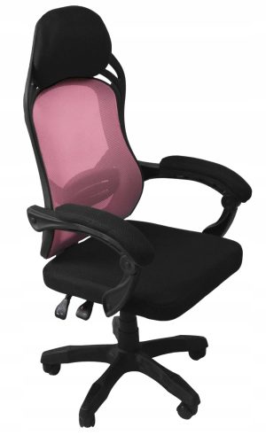  DREHSTUHL OSCAR BÜROSTUHL SCHWARZ ROSA