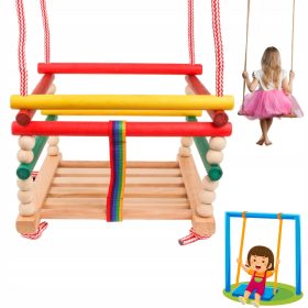 Holzschnitzer-Eimerschaukel 33 x 21 x 33 cm