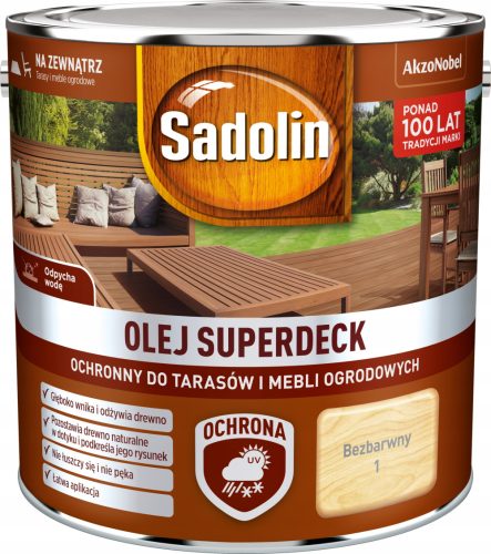Sadolin Terrassenöl 2,5 l, farblos