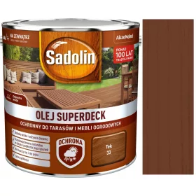 Öl Sadolin 2,5 l Tek 33