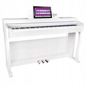    DIGITALES KLAVIER ZUM SPIELLERNEN 88 TASTEN HALBGEWICHTETE USB-MIDI-TASTATUR WH