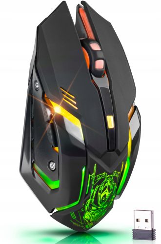  Gaming-Maus, kabellose LED-RGB-Defender-Trigger-Gaming-Maus
