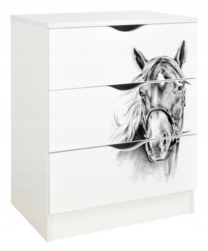  Leomark Roma Kommode 60 x 42 x 78 cm weiß