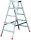 Krause Leiter 2,65 m Aluminium 2 x 5 bis 150 kg