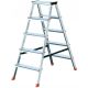 Krause Leiter 2,65 m Aluminium 2 x 5 bis 150 kg