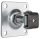 Verstellbares Scharnier Metalpro 61.019 M20 Platte 100x100 mm