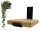 BLUMENSTÄNDER AUS HOLZ MODERNER BLUMENSTÄNDER WANDREGAL LOFT HOLZ 15