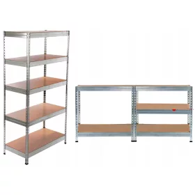 Lagerregal aus Metall 192 x 100 x 50 cm