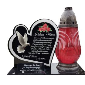  GRABSTÄNDER UV-DRUCK STATUETTE Widmung Hexe