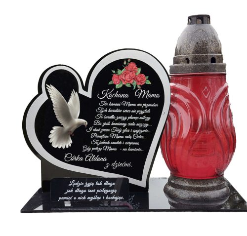 GRABSTÄNDER UV-DRUCK STATUETTE Widmung Hexe