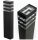  Runder SuperLED E27-Lichtmast, 60 cm, schwarz