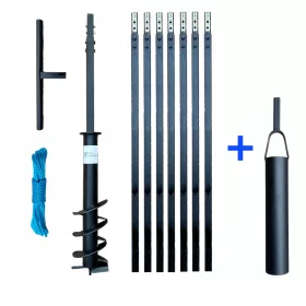 Manuelles Brunnenbohrgerät 145 mm 8 m + SZLAMÓWKA 90