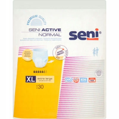  Seni Active Normal Saughöschen, Größe XL, 30 Stück weiß