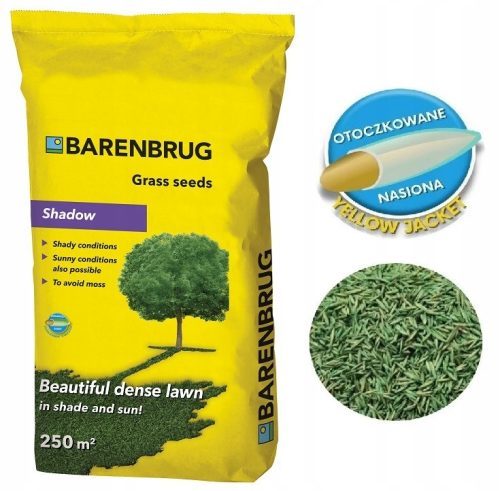  Dekogras, Grasmischung, für schattige Bereiche, Garten, Renovierung Barenbrug 250 m² 5 kg