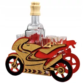  Karaffe...Motor Speeder Geburtstagsgeschenk...3