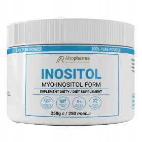   AltoPharma® - Inositol 100% Reines Pulver, Vegan, 250g/250 Portionen