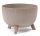  Blumentopf Lamela 33 cm x 33,2 x 18,5 cm Durchmesser 33,2 cm Kunststoff Creme, Braun- und Beigetöne