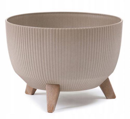  Blumentopf Lamela 33 cm x 33,2 x 18,5 cm Durchmesser 33,2 cm Kunststoff Creme, Braun- und Beigetöne