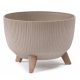  Blumentopf Lamela 33 cm x 33,2 x 18,5 cm Durchmesser 33,2 cm Kunststoff Creme, Braun- und Beigetöne