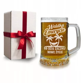  BIERMUFFEL RUHESTAND RUHESTANDSGESCHENK MIT GRAVUR