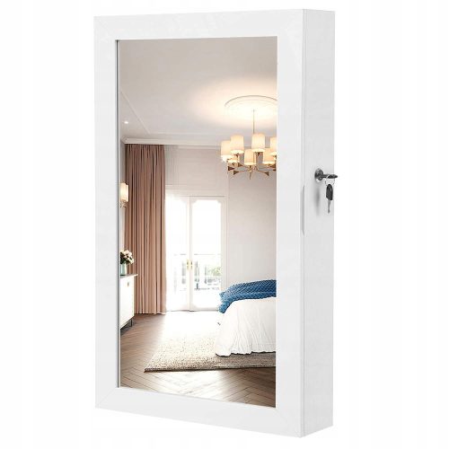  Songmics Schminktisch, mattweiß, 37 x 67 x 10,5 cm