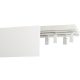 Deckenschienen Doppelschienen-PVC-Deckenschiene mit Abdeckung 9 cm 420 cm
