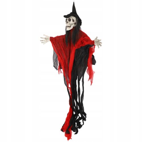  SKELETT DEKORATION SCHWARZ HÄNGENDER HALLOWEEN-GEIST