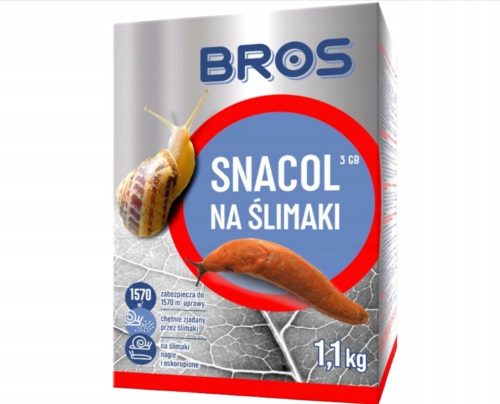 Snacol 3GB 1,1 kg - Hochwirksames Schneckenkorn zur Bekämpfung von Nacktschnecken