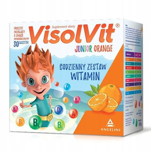  Nahrungsergänzungsmittel für Kinder Angelini VisolVit Junior Orangensäckchen 210g