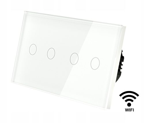 Doppel-Touch-Schalter, Unterputz Indual weiß MT-2G1-WIFI+MT-2G1-WIFI-157-W