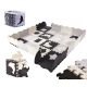  Schaumstoffpuzzle Ikonka KX6268 schwarz-grau-ecru 36 Teile