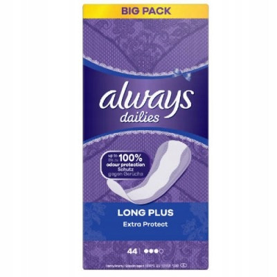  Always Dailies Extra Protect Extra Long XL Damenbinden 44 Stk.