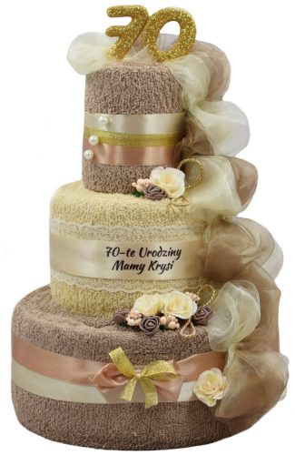Sets Handtücher Handtuchkuchen GESCHENK zum Hochzeitstag Geburtstag