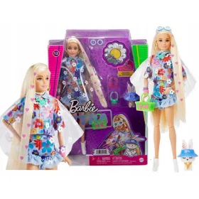  Puppe mit Zubehör Mattel Barbie Extra blondes Haar HDJ45
