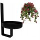  KLASSISCHER WAND-BLUMENSTÄNDER MIT SCHWARZEM STAND