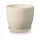 Polnix Blumentopf 18 cm x 20 x 18 cm Durchmesser 20 cm Keramik Creme