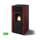 Eva Calor Einzelfunktions-Pelletofen aus Stahl, 9 kW