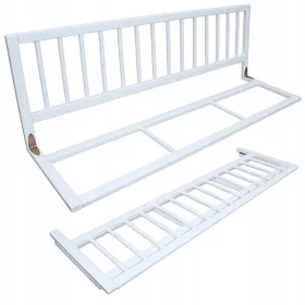  Schutzgeländer für Bett 110x40 cm, weiß