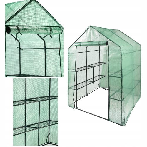 Gewächshaus Flo-Gewächshaus 1,43 x 1,43 m x 195 cm