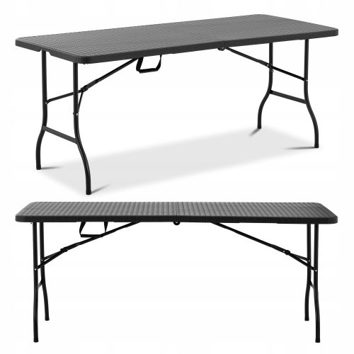 Tisch für Garten und Terrasse - Royal Catering Kunststofftisch, rechteckig, 74 x 182 x 75 cm