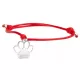  925 SILBER ARMBAND HUNDE KATZE PFOTE graviert