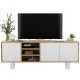  Loft TV-Schrank, TV Loft Wotan Kommode, weiß MAT