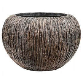    Nieuwkoop Blumentopf 27 cm, Kunststoff, Braun- und Beigetöne, Gelb- und Goldtöne, mehrfarbig