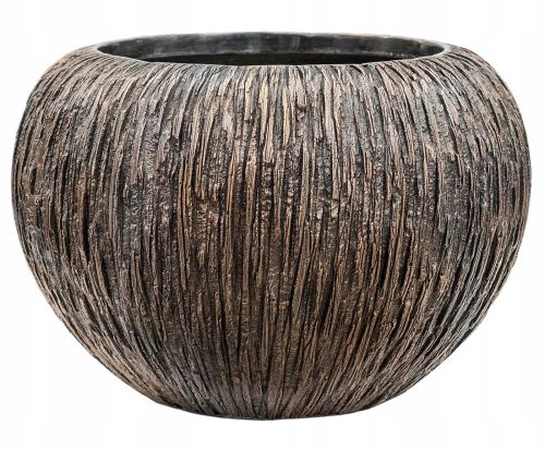 Nieuwkoop Blumentopf 27 cm, Kunststoff, Braun- und Beigetöne, Gelb- und Goldtöne, mehrfarbig