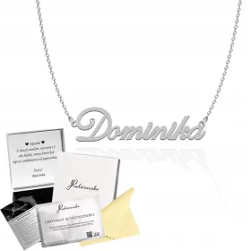  Halskette mit dem Namen DOMINIKA, Silber, GAME TABLE