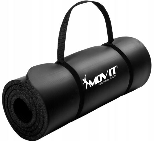  Movit Gymnastikmatte 190 cm x 60 cm schwarz