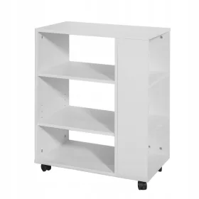  SoBuy Regal Druckertisch 60 x 75 x 35 cm weiß