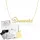  Goldene Halskette mit dem Namen Dominika, pr925, Widmung, KOSTENLOSE BOX