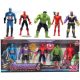  AVENGERS FIGURENSET TANOS SPIDERMAN HULK IRON