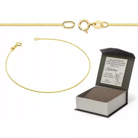  SCHÖNES GOLDARMBAND pr. 585 Würfel 14k 17cm